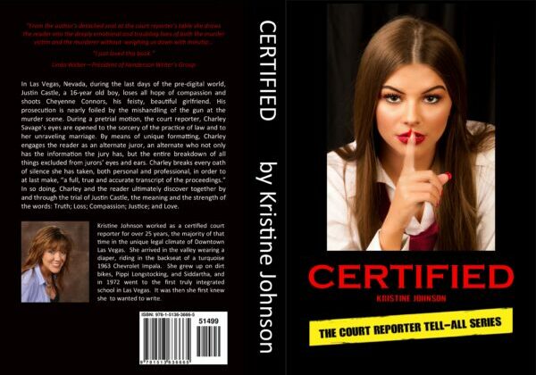 Book Jacket for Certified, by Kristine Johnson.